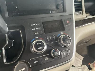 Used A/C Selector Switch fits: 2016 Toyota Sienna automatic temperature control - Image 1 of 4
