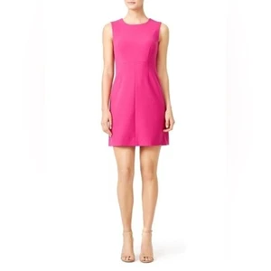 Diane Von Furstenberg Carrie Pink Sheath Dress - Picture 1 of 15
