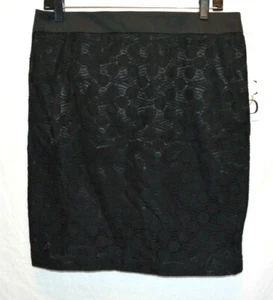 NWT Dalia Collection Women Black Dressy Lace Skirt Size 8 NWT - Picture 1 of 2