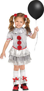 Carnevil Evil Clown Toddler Girls Costume Dress Socks NEW It