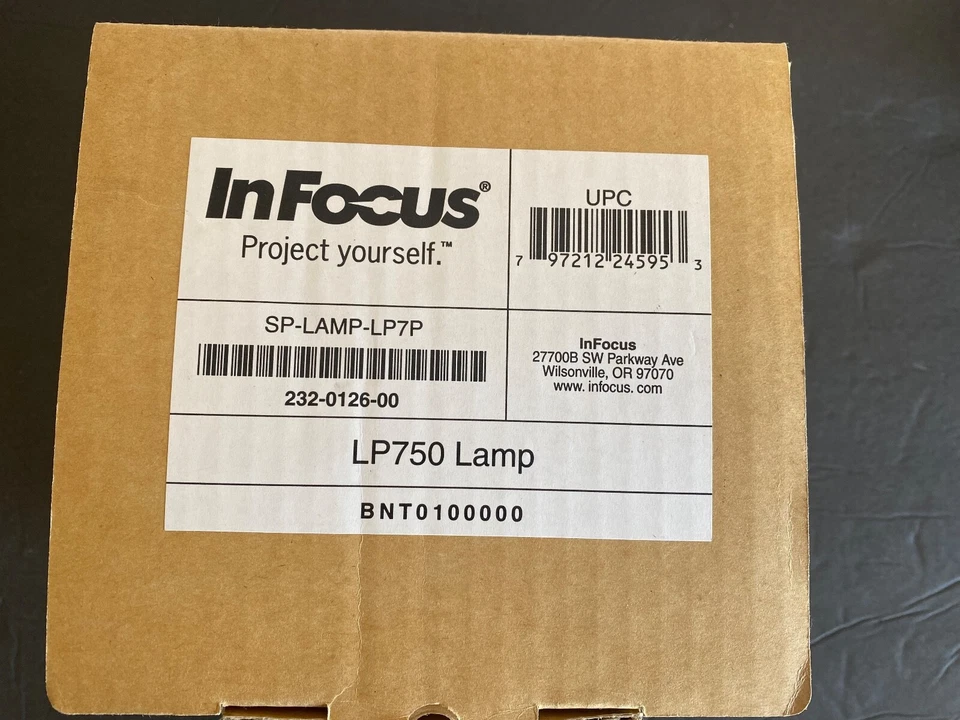 Lámpara Proyector InFocus LP750 UHP 120W UHE-A1 Bélgica Foto 1 de 4