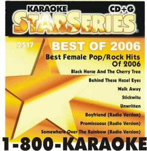 SOUND CHOICE STAR KARAOKE cdg CD+G - SCx2517 - HARD TO FIND 8+8 FEMALE POP 2006 - Picture 1 of 2