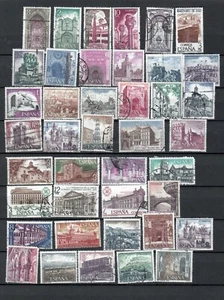 SPAIN EUROPE SELECTION USED CASTLES HISTORICAL PLACES STAMPS (SPAI 169) - Picture 1 of 1