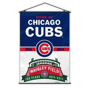 Chicago Cubs Wrigley Field 100 Years Wall Banner-4753 - Picture 1 of 1