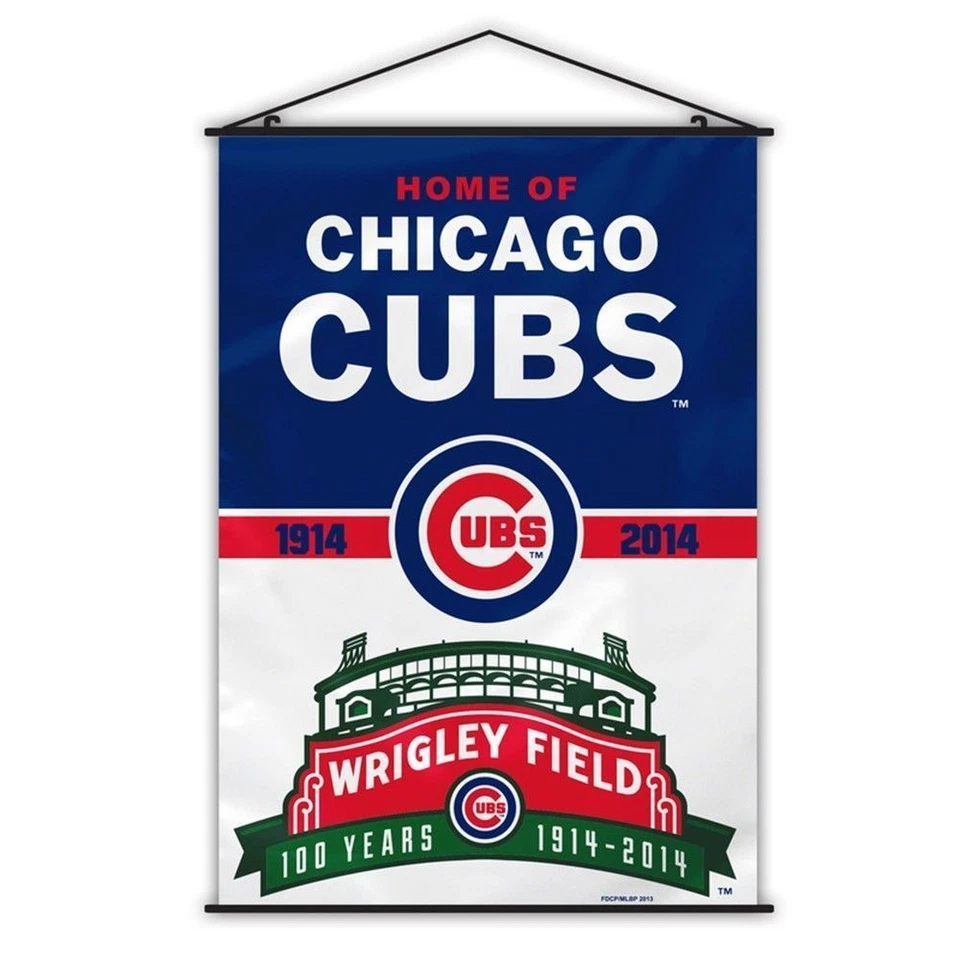 Chicago Cubs Wrigley Field 100 Years Wall Banner-4753 - Image 1 of 1