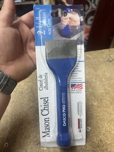 NEW VAUGHAN & BUSHNELL DASCO 334-0 2 1/4" X 7 1/2" MASON CHISEL USA MADE TOOL - Picture 1 of 2