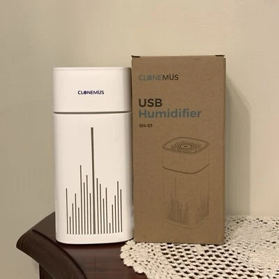 Clonemus Portable USB Humidifier Color Change Lights for Plants or Personal - Image 1 of 4