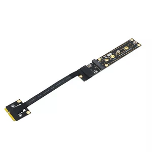 Adapterkabel Mini Pci-e zu M.2 M key Für M.2 Key AE Male zu Key M Female Board - Zdjęcie 1 z 6