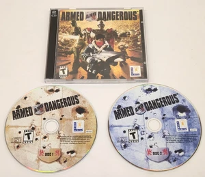 Armed and Dangerous (PC CD-ROM, 2003) Juego de 2 discos en muy buen estado - Probado - Imagen 1 de 3