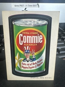 Commie Cleanser 1973 Series 2 (Vintage Wacky Pack Cards, Topps) - Picture 1 of 9