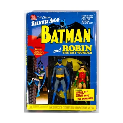 Figura de acción DC Direct clásica de Batman y Robin de la Edad de Plata en muy buen estado+/casi nuevo Foto 1 de 2