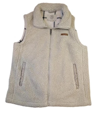 Sage Collective Sherpa Fleece Full Zip Collared Vest - Image 1 of 4
