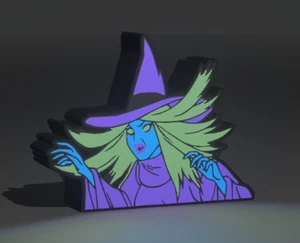 Scooby-Doo Ghost Witch Of Old Salem Room Light 3D Printed LED RGB - Picture 1 of 1