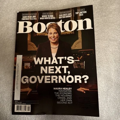 Boston Magazine December 2026 / January 2026 Governor Maura Healey, Top Lawyers Foto 1 de 4