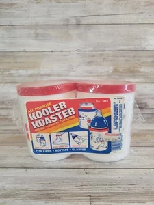 Vintage Kooler Koaster #3443 Lifoam versiegelt Baseball Hot Dogs Apple Pie USA - Bild 1 von 10