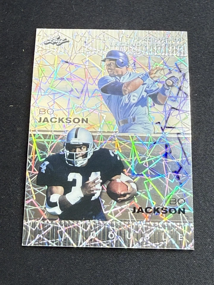 Bo Jackson 2024 Leaf Metal Dual/25 RC Royals Raiders Foto 1 de 2