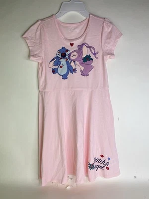 Vestido acampanado Disney Lilo & Stitch Angel Navidad vacaciones talla 10 Foto 1 de 4