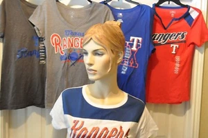 Camisas para mujer de los Texas Rangers de mercancía genuina de MLB varios colores y tallas - Imagen 1 de 30