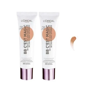 2X L'Oreal C'est Magic BB Cream Skin Perfector 30ml MEDIUM DARK - Picture 1 of 1