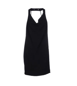 NEW Celine Paris black classy halter strap cowl dress cocktail evening FR40 US 8 - Picture 1 of 11