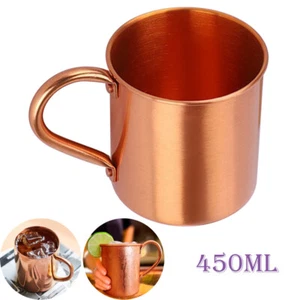 Reines Kupfer Becher für Moscow Mule Kaffee Bier Trinken Cocktail Reise Retro DE - Bild 1 von 12
