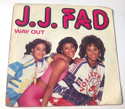 J.J. Fad 7" 45 & Picture Sleeve Way Out / Now Really   hip hop electro - Image 1 of 4
