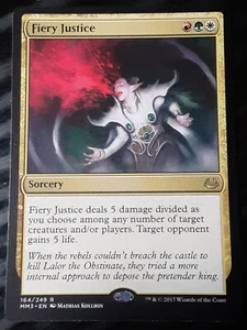 Fiery Justice x1 , Modern Masters 2017 , NM , MTG , FREE SHIPPING - Picture 1 of 2