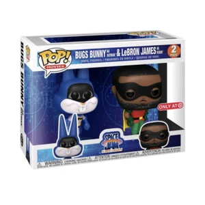 Funko Pop Space Jam 2 Pack Bugs Bunny and LeBron James Target Exclusive - Picture 1 of 1