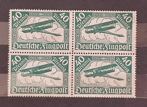 Germany 1919, Air Post 40pf Block x 4 V54 - Picture 1 of 1