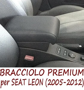 Premium Armlehne für SEAT LEON (2005 - 2012) - MADE IN ITALY - Ellenbogenstütze -@ - Bild 1 von 2