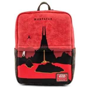 Bolso Loungefly Oficial Star Wars Mini Mochila Lands Mustafar Rojo - Imagen 1 de 5