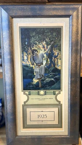 Dream Light Maxfield Parrish Print with complete calendar - Picture 1 of 7