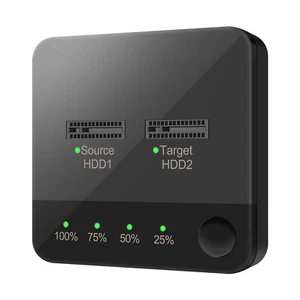 2 Bay Docking Station SSD Duplicator M.2 SATA Clone NVME NOT SUPPORTED s - Picture 1 of 11