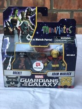 MARVEL MINIMATES  ROCKET AND ADAM WARLOCK FIGURE SET NEW WALGREENS GUARDIANS