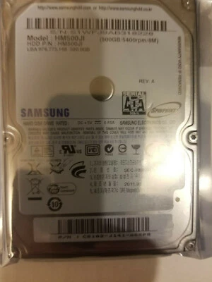 Samsung HM500JI REV. A 500GB 2.5" HD PN: C5102-J141-A55PB SEC-HM500JI(B) - Image 1 of 2