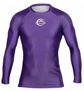 Fuji Baseline Ranked Long Sleeve Rashguard Purple 2082 Sz. XS NEW - Picture 1 of 4