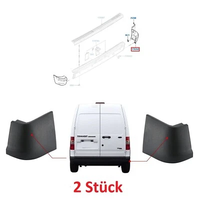 Stoßstange Ecke hinten Set Satz Links + Rechts für Ford Transit Connect Bj 02-13