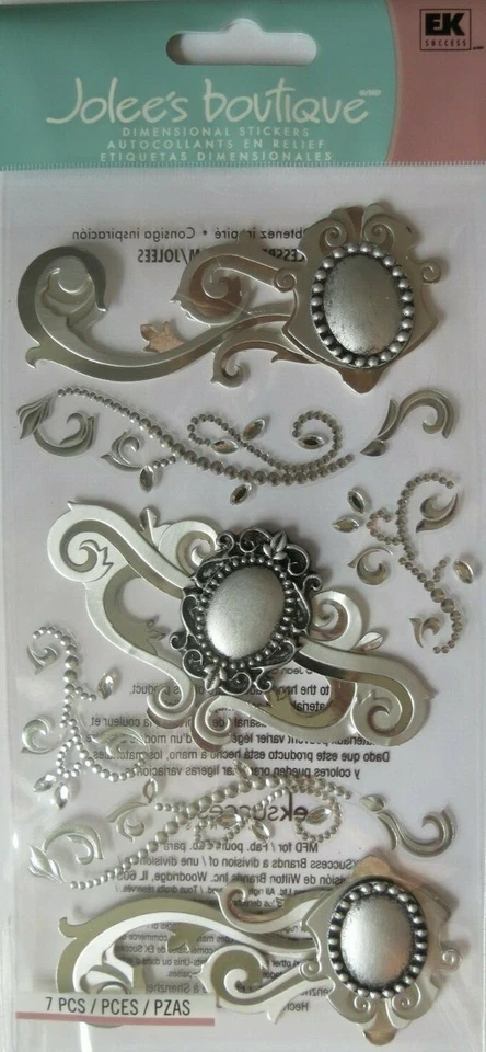 JOLEE'S BOUTIQUE LONDON АРХИТЕКТУРНЫЙ РАСЦВЕТ 3D 7 ПК НАКЛЕЙКИ ДЛЯ СКРАПБУКИНГА CRAFT - Изображение 1 из 1