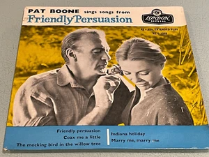 Pat Boone Sings Songs From Friendly Persuasion - Vinyl Record 7" Single - 1956 - Imagen 1 de 5