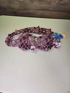 Rue Bleu Rue 21 gepolsterter Rüschen Bandeau Bikini Badeanzug Schwimmen Oberteil Damen Medium - Bild 1 von 5