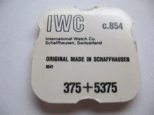 IWC INTERNATIONAL 854,8541 HAIRSPRING STUD HOLDER + SCREW - Picture 1 of 2