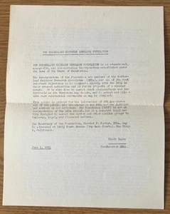 Round Robin. "Borderland Sciences Research Associates"  3 - sheets, as shown. - Imagen 1 de 7