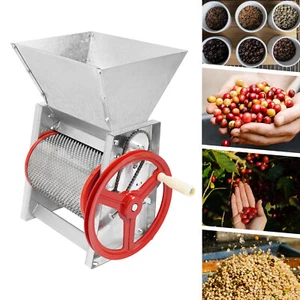 Hand Crank Coffee Bean Peeling Machine Sheller Manual Fresh Coffee Bean Peeler - Picture 1 of 18