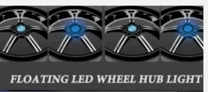 4x. 56mm LED Magnetic Floating Self Levelling Wheel Centre Hub Caps f.B M W (M) - Picture 1 of 3