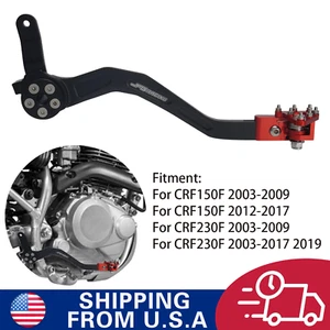 Dirt Bike Rear Brake Pedal Lever CNC for CRF150F CRF230F 2003-2009 2012-2017 Red - Picture 1 of 15