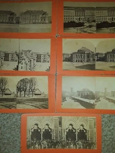 Norwegen Kjobenhavn Og Omgivelser seltenes Stereoview antikes Foto Lot x7 - Bild 1 von 2