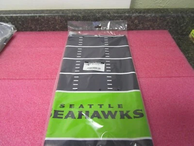 Seattle Seahawks NFL Football Plastic Table Cover Cloth 54" x 102" - Image 1 of 4