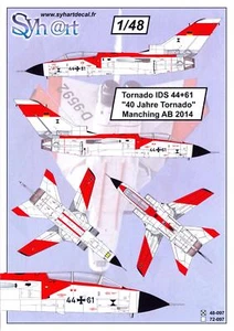 Syhart Decals 1/48 PANAVIA TORNADO IDS "40 Jahre Tornado" 40th Anniversary 2014 - Picture 1 of 3