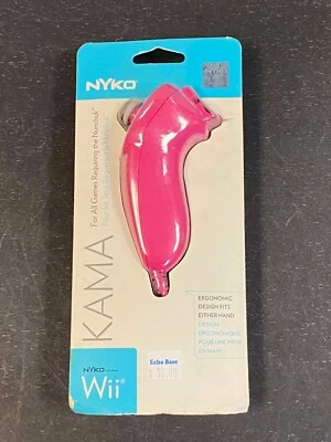 Nyko Kama Navigation Controllers/Nunchuck for Nintendo Wii Pink Sealed - Image 1 of 2