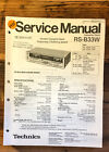 Technics Rs B33w Cassette Service Manual Original
